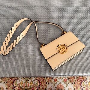 Tory Burch White/Gold shoulder bag